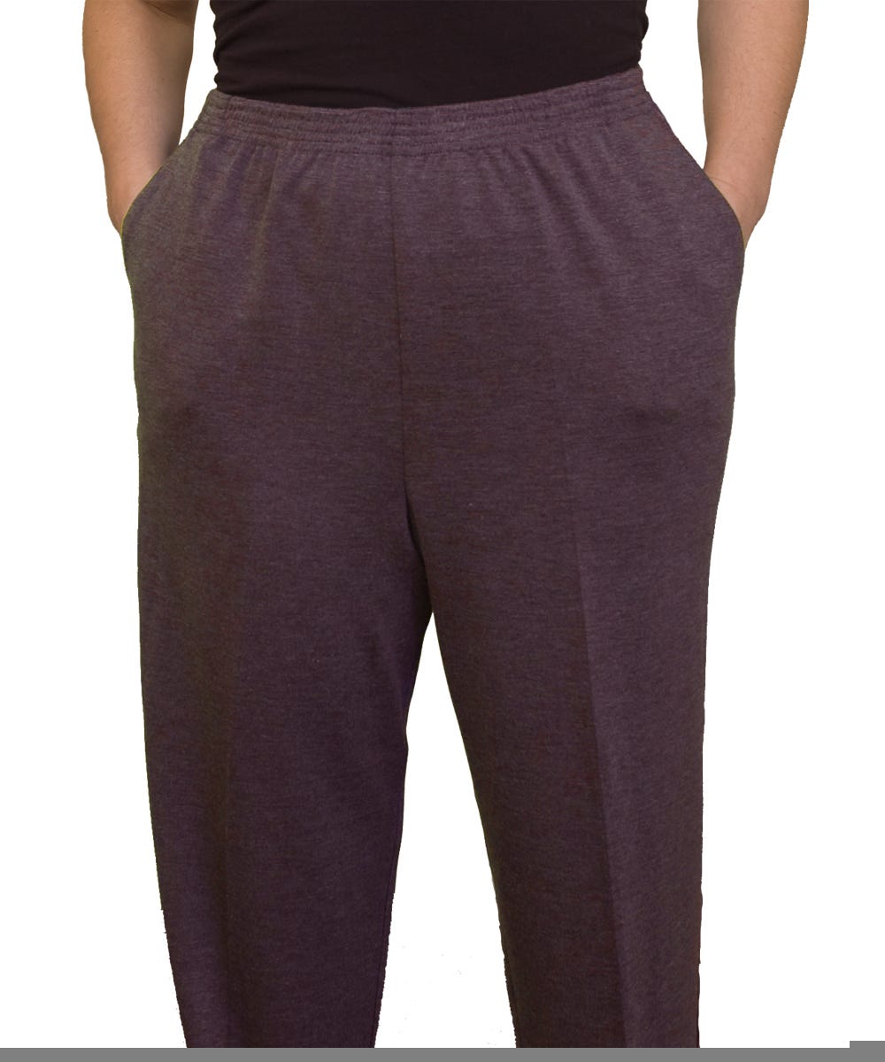Women's Pull On Elastic Waist Pant - Silverts 15