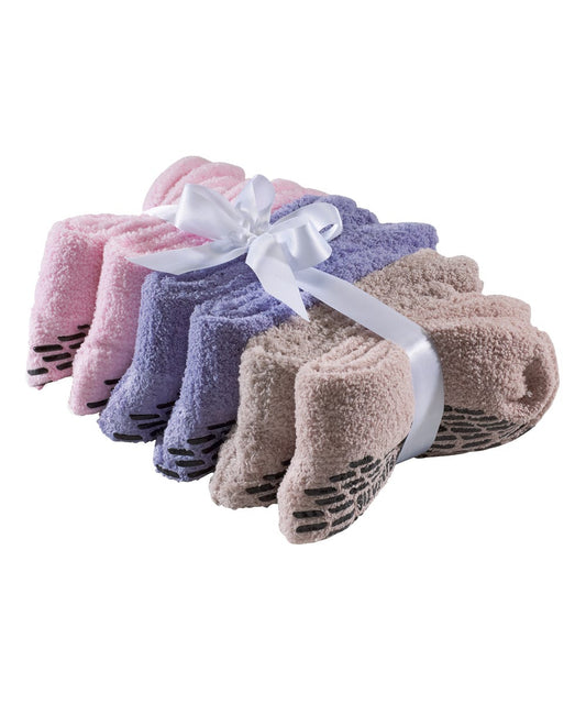 Unisex Hospital Slipper-Grip Socks - 6 Pack - Clearance - Silverts 2