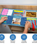 Fidget Blanket for Adults with Dementia & Alzheimer's, sensory activities for dementia patients - Silverts 7