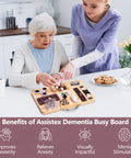 Wooden Fidget Busy Board for Adults with Altzheimer's, Dementia-friendly games - Silverts 3