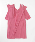 Women's No Peek Hospital & Home Care Gown with Lace Neckline - Silverts 13