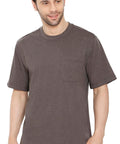 Men's Heavyweight Short Sleeve Crew Neck with Pocket T-Shirt - Silverts 16