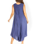 Sakkas Starlight Fourth Women's Tie Dye Caftan Tank Dress/Cover Up Beach Kaftan
