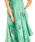 Sakkas Starlight Fourth Women's Tie Dye Caftan Tank Dress/Cover Up Beach Kaftan