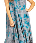 Sakkas Starlight Fourth Women's Tie Dye Caftan Tank Dress/Cover Up Beach Kaftan