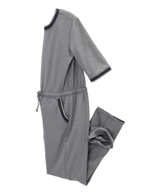 Women's Stay Dressed Jumpsuit with Full Back Zip - Silverts 2