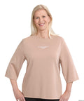 Women's Embroidered Adaptive 3/4 Sleeve Top - Clearance - Silverts 21