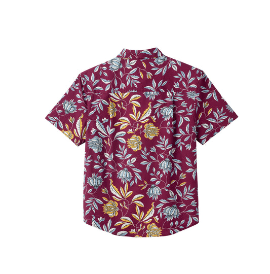 Magnetic Buttons Men's Short Sleeve Shirt - Silverts 2