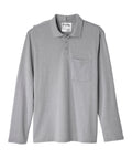 Men's Adaptive Open Back Polo Shirt with Long Sleeves - Silverts 24
