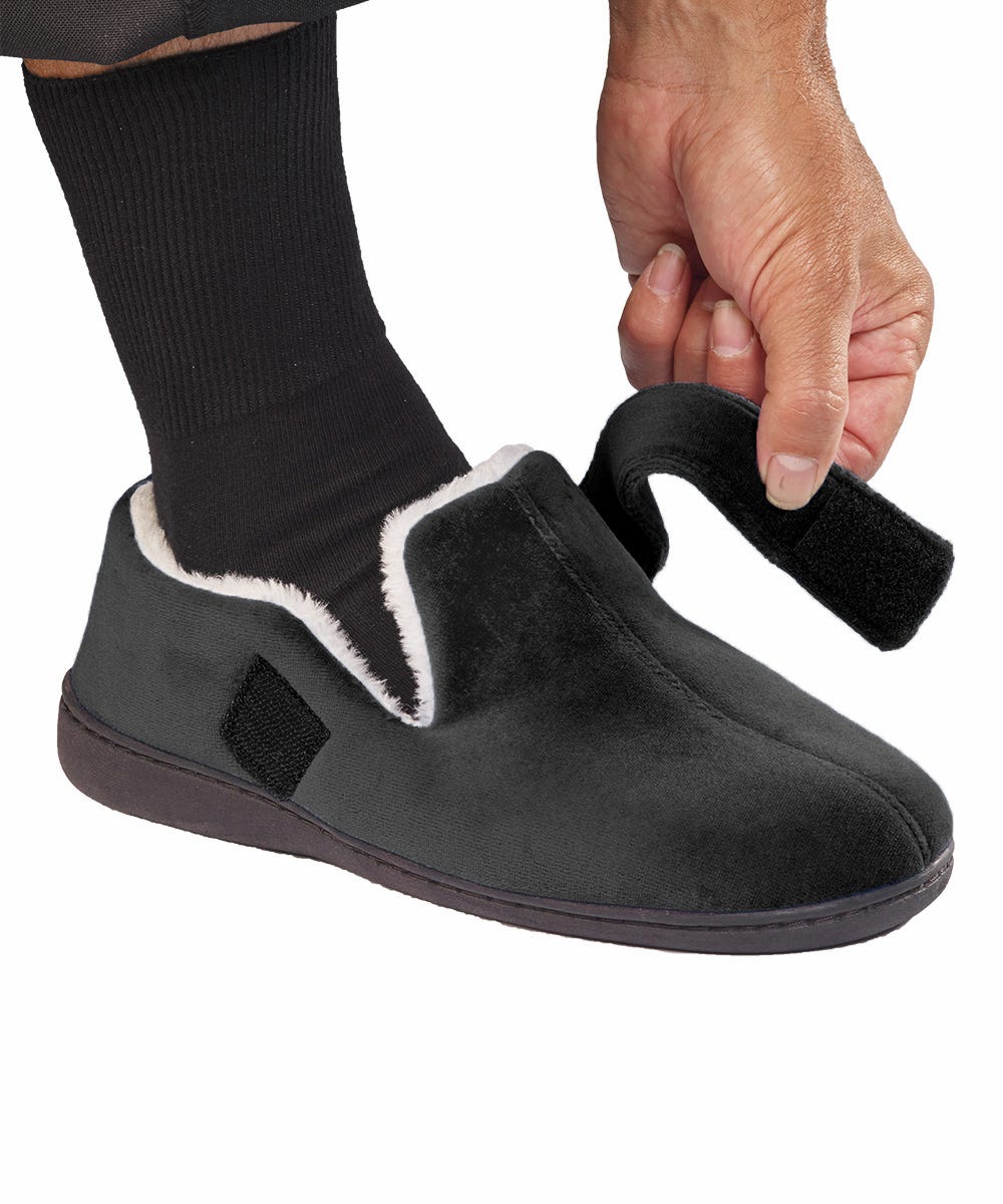 Men's Memory Foam Comfort House Slippers - Silverts 4