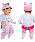 22 inch - Lifelike Reborn Baby Dolls for Seniors with Dementia -Therapy Doll - Soft Body Realistic Newborn - Alzheimer's Activity for Adults - Patients Nursing Home - Gifts for Elderly - Anxiety relief - Silverts 5