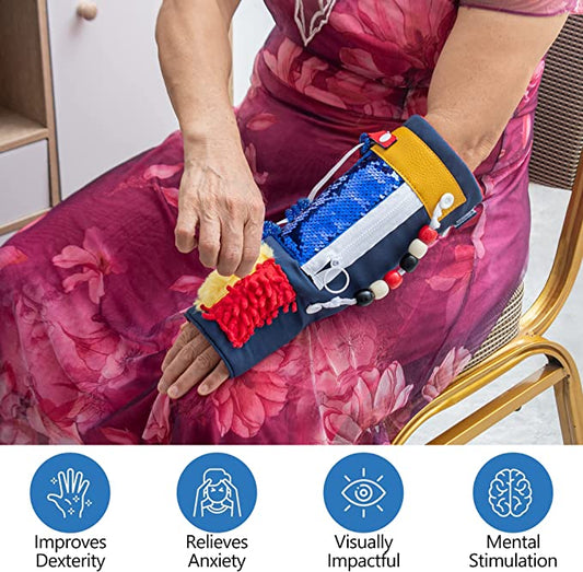 Fidget and Sensory Sleeve for Adults with Dementia & Alzheimer's - Silverts 2