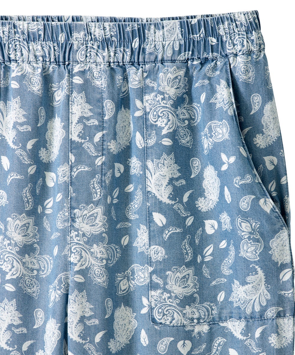 Women's Self Dressing Pull-on Wide Leg Capris - Silverts 9