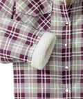 Men's Magnetic Closure Sherpa Lined Shirt Jacket - Clearance - Silverts 4