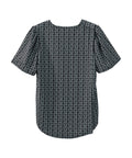Women's Open Back Hi-Low Pleated Top - Silverts 8