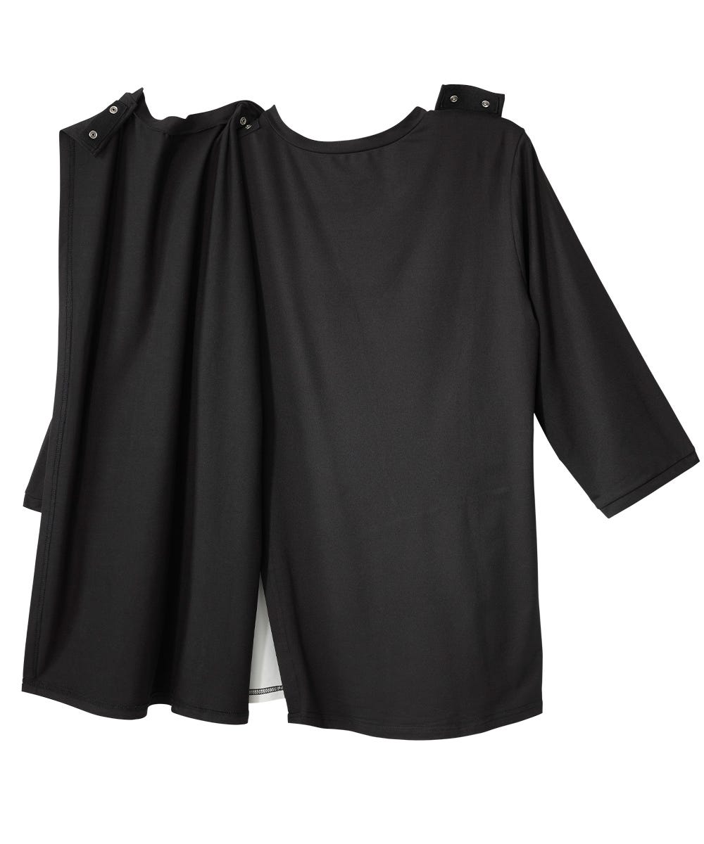 Women's Open Back Color Block Top - Silverts 18