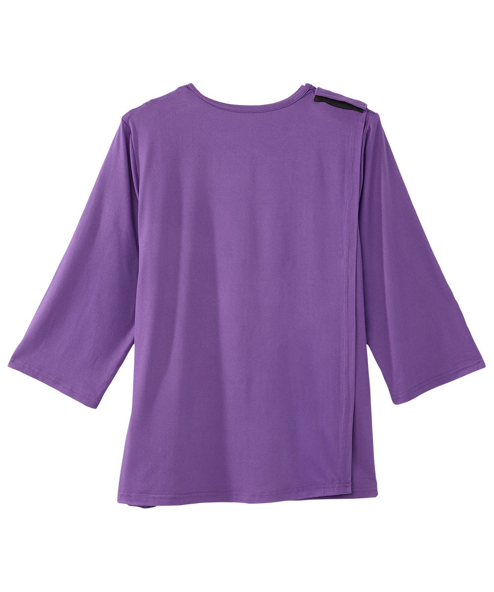 Women's Open Back Criss Cross Neckline Top - Silverts 23