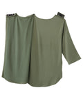 Women's Open Back High-Low Top - Silverts 9