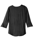 Women's Open Back Notched Neckline Top - Silverts 3
