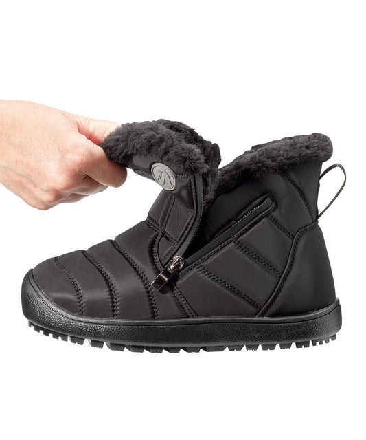 Women's Extra Wide Easy Dual Zipper Winter Boot - Silverts 2