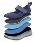 Women’s Easy-On Mary Jane Shoes – Adjustable Fit (Regular to Extra Wide) - Silverts 10