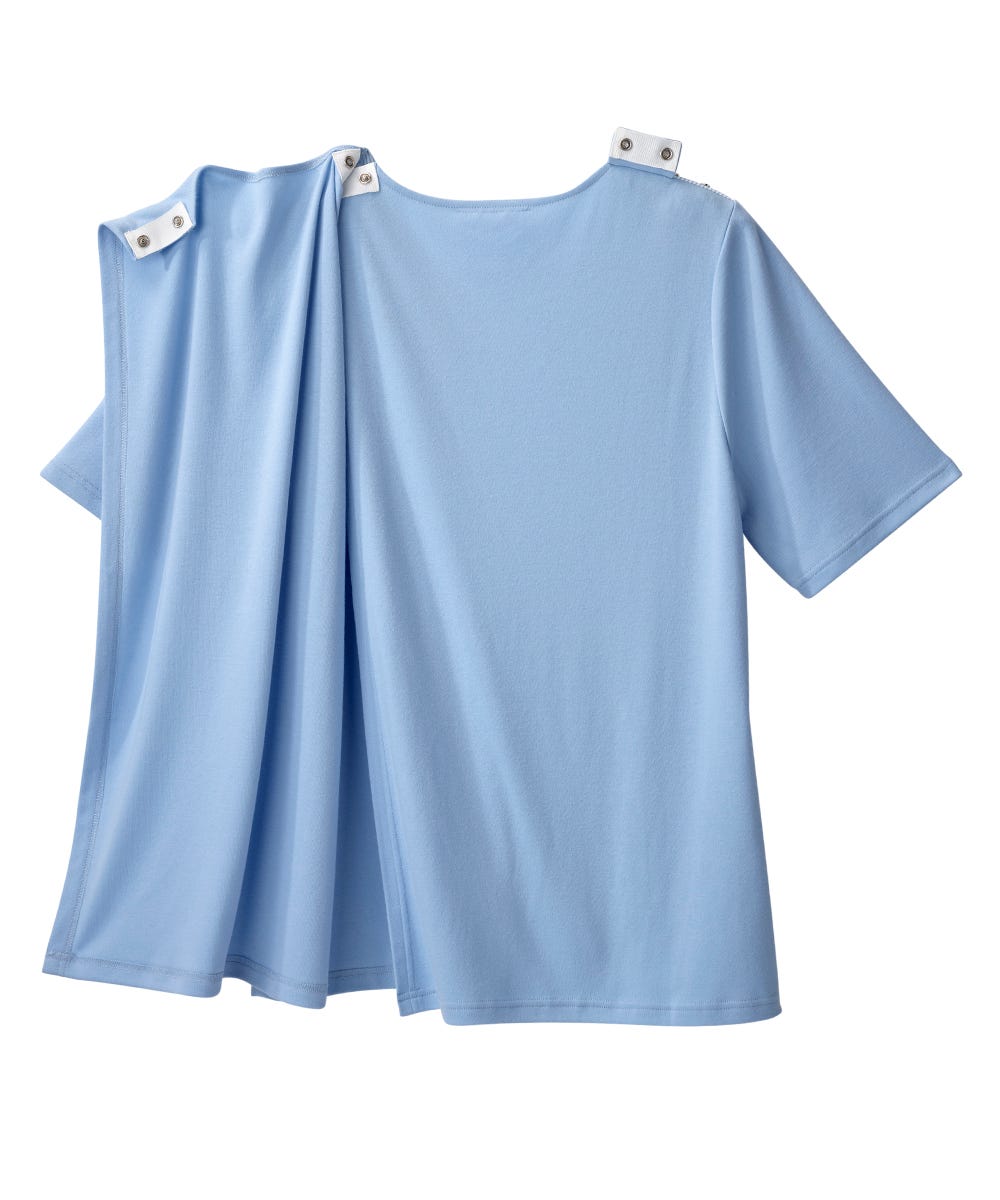 Women's Open Back Top with Embroidery Detail - Silverts 16