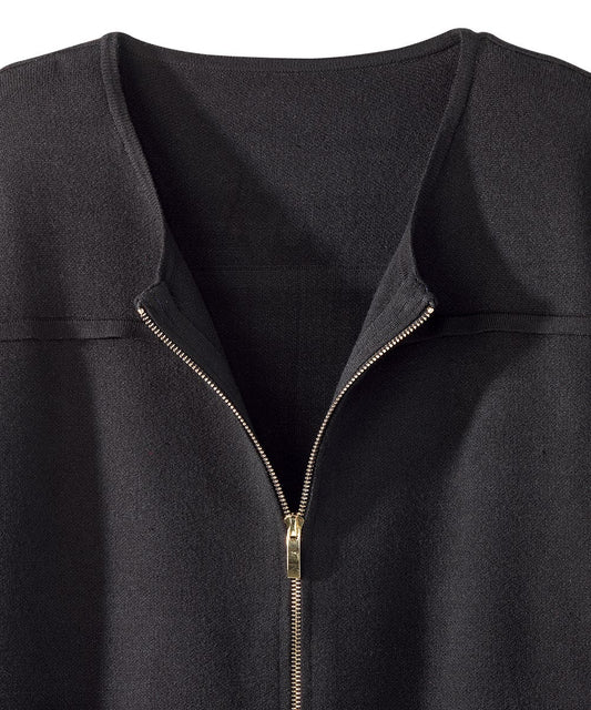 Women's Zip Front Sweater - Silverts 2