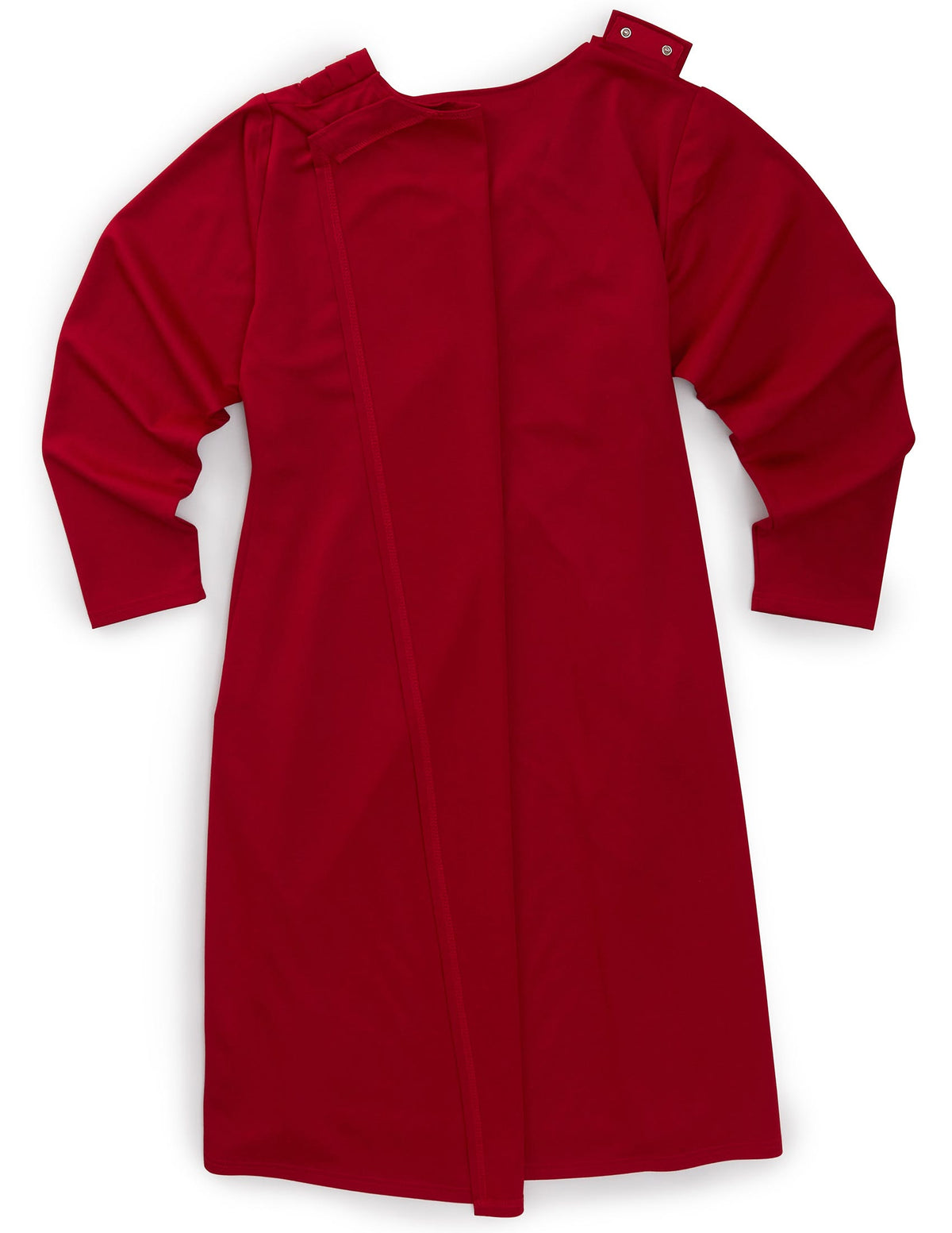 Women's Long-Sleeve Open Back Ponte Dress - Silverts 17