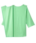 Women's Open Back 3/4 Length Sleeve Top with Embroidery - Silverts 28
