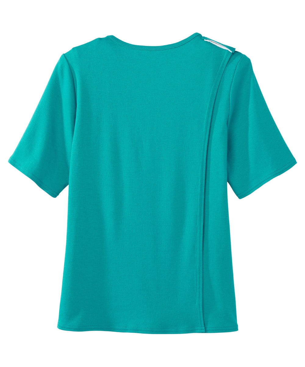 Women's Soft Embroidered Adaptive Top - Silverts 43