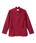 Women's Easy Dressing Open Back Half Zip Track Suit Top - Clearance - Silverts 5