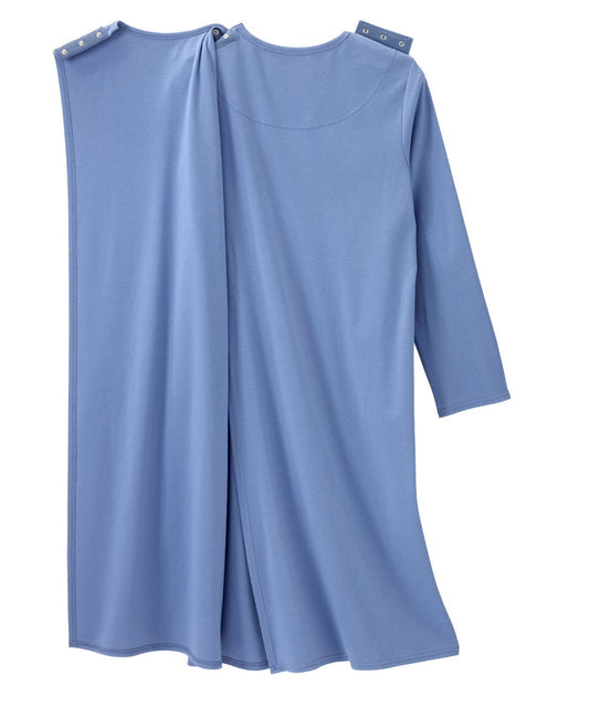 Women's No Peek Hospital & Home Care Long Sleeve Gown - Clearance