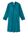 Women's Open Back Plush Nightgown with Zip Front - Silverts 7