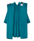Women's Open Back Plush Nightgown with Zip Front - Silverts 9