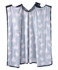 Women's Open Back V-Neck Lace Trim Nightgown - Silverts 12