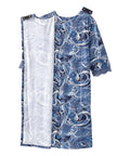 Women's Open Back V-Neck Lace Trim Nightgown - Silverts 7
