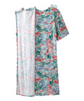 Women's Open Back Lace Trim Nightgown with Pockets - Silverts 21