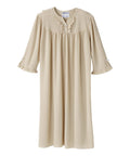 Women's Open Back Waffle Knit Nightgown - Silverts 6