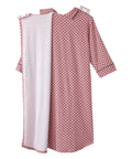Women's Open Back Collared Nightgown - Clearance - Silverts 2