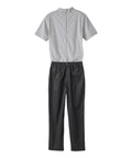 Men's Stay Dressed Jumpsuit with Short Sleeve Polo Shirt - Clearance
