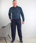 Men's Stay Dressed Jumpsuit with Long Sleeve Polo Shirt - Silverts 4