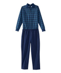 Men's Stay Dressed Jumpsuit with Long Sleeve Polo Shirt - Silverts 3
