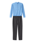 Men's Stay Dressed Jumpsuit with Long Sleeve Polo Shirt - Silverts 7