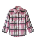 Women's Magnetic Button Front Shacket - Silverts 1