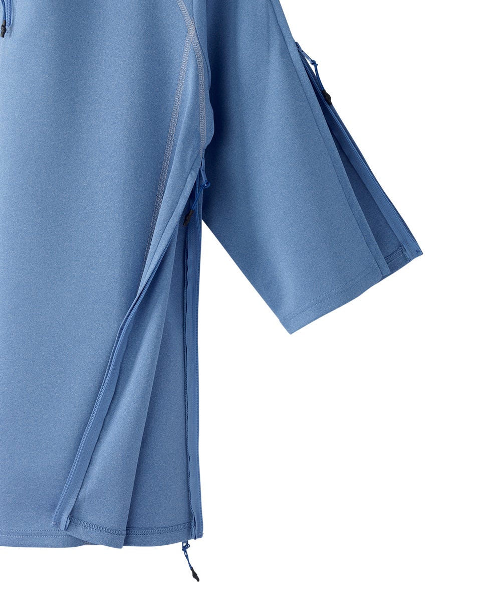 Men's Zippered Post Surgery Recovery Top - Silverts 16