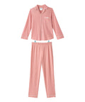 Women's Open Back Top & Pull-On Pant Waffle Knit Pajama Set - Silverts 7