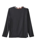 Women's Open Back Patchwork Top - Silverts 4