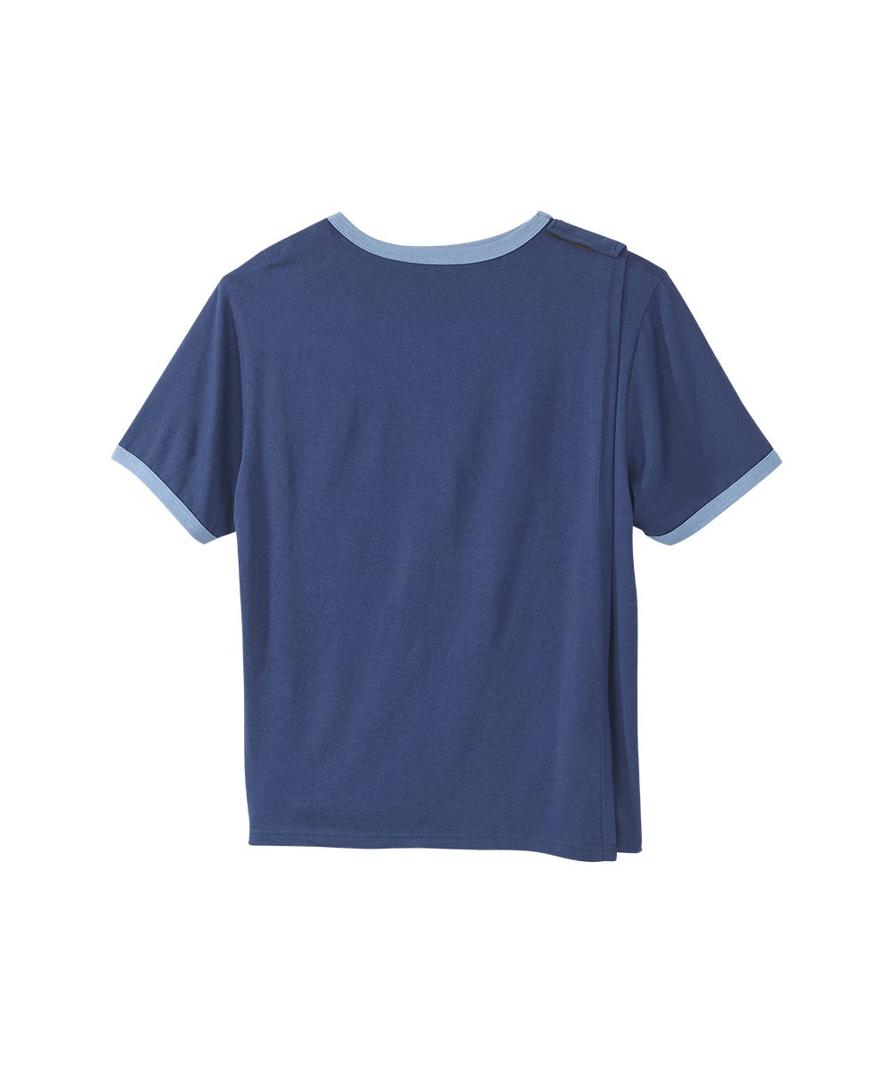 Men's Open Back Colorblock T-Shirt - Silverts 16