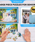 Dementia Puzzle 24 Large Pieces Jigsaw – Spring Wedding - Silverts 3