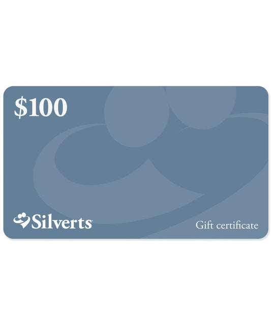 $100 Gift Card Certificates - Silverts 1